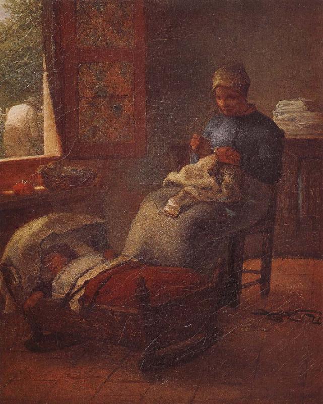 Jean Francois Millet Sleeping children oil painting image